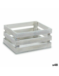 Caja Decorativa Lona 24 x 18 x 6 cm DMF (2 Piezas) | Tienda24 Tienda24.eu