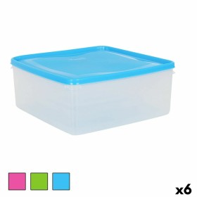 Boîte à lunch Carré 24 x 24 x 10 cm (6 Unités) de BigBuy Cooking, Stockage des aliments - Réf : S2227904, Prix : 11,50 €, Rem...