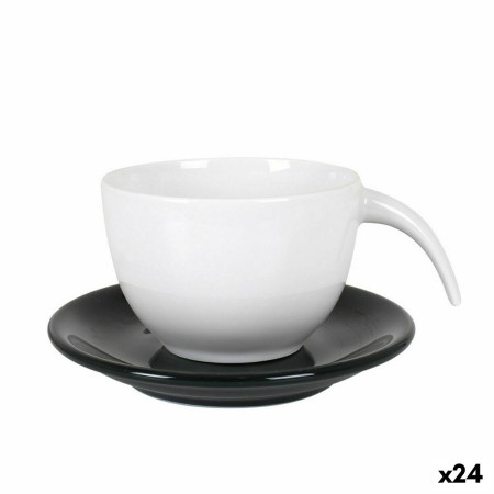 Taza con Plato Kropla 200 ml (24 Unidades) de BigBuy Cooking, Tazas - Ref: S2227913, Precio: 21,57 €, Descuento: %