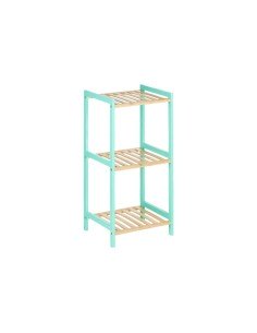 Badezimmerregal Blau natürlich Bambus Kiefernholz 40,3 x 81,5 x 30 cm | Tienda24 Tienda24.eu