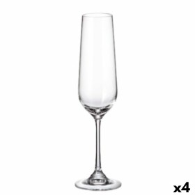 Set of cups Bohemia Crystal Sira champagne 200 ml 6 Units 4 Units by Bohemia Crystal, Champagne flute - Ref: S2227976, Price:...