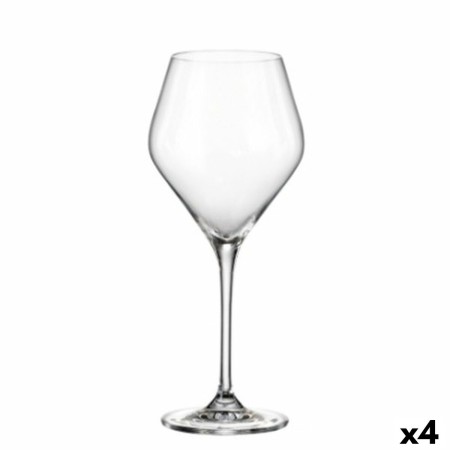 Set of cups Bohemia Crystal Galaxia 400 ml (6 Units) (4 Units) by Bohemia Crystal, Wine glasses - Ref: S2227985, Price: 45,91...