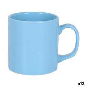 Kop Azul 300 ml Cerâmica (12 Unidades) de BigBuy Home, Canecas - Ref: S2227996, Preço: 18,20 €, Desconto: %