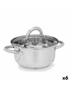 Casserole avec Couvercle en Verre Quttin 5,3 L (2 Unités) | Tienda24 Tienda24.eu