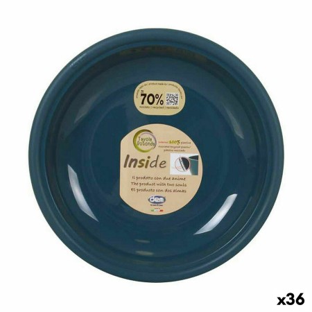 Assiette creuse Dem Inside Bleu foncé (36 Unités) de Dem, Plats et plateaux - Réf : S2228059, Prix : 32,25 €, Remise : %