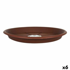 Flower Pot Dish Green Time 55623 Brown (6 Units) (Ø 32 cm) by Green Time, Accessories - Ref: S2228069, Price: 7,18 €, Discoun...