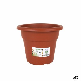 Vaso Dem Greentime Redonda Castanho ø 18 x 14,6 cm (12 Unidades) de Dem, Vasos para flores - Ref: S2228075, Preço: 10,16 €, D...