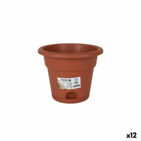 Maceta con Plato Dem Greentime Marrón 20 x 20 x 16 cm (12 Unidades) de Dem, Macetas para flores - Ref: S2228083, Precio: 12,8...