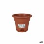 Vaso com Prato Dem Greentime Castanho 20 x 20 x 16 cm (12 Unidades) | Tienda24 - Global Online Shop Tienda24.eu