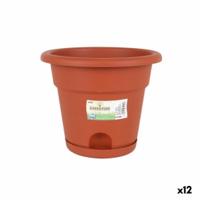 Blumentopf mit Unterteller Dem Greentime Braun ø 22 x 18 cm (12 Stück) von Dem, Töpfe - Ref: S2228084, Preis: 16,46 €, Rabatt: %