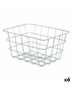 Set of Stackable Organising Boxes Dark grey 50 x 33 x 25 cm | Tienda24 Tienda24.eu