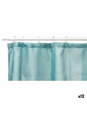 Cortina de Duche Pontos Verde Turquesa Poliéster 180 x 180 cm (12 Unidades) | Tienda24 Tienda24.eu