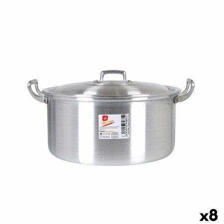 Cacerola Con Tapa Aluminio 31,3 x 26,5 x 13,5 cm (8 Unidades) de BigBuy Cooking, Cacerolas - Ref: S2228153, Precio: 71,74 €, ...