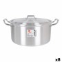 Casserole avec Couvercle Aluminium 33,5 x 28 x 15 cm (8 Unités) de BigBuy Cooking, Faitouts - Réf : S2228154, Prix : 81,29 €,...