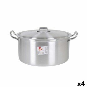 Topf mit Deckel Aluminium 35 x 29 x 17 cm (4 Stück) von BigBuy Cooking, Simmertöpfe - Ref: S2228155, Preis: 54,85 €, Rabatt: %