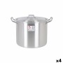 Casserole with Lid Aluminium 33 x 28 x 24 cm (4 Units) by BigBuy Cooking, Stockpots - Ref: S2228165, Price: 58,73 €, Discount: %