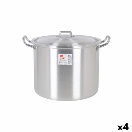 Olla con Tapa Aluminio 33 x 28 x 24 cm (4 Unidades) de BigBuy Cooking, Ollas rectas - Ref: S2228165, Precio: 58,73 €, Descuen...