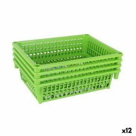 Chariot à légumes Argenté Métal Plastique 37 x 27 x 82,5 cm (4 Unités) | Tienda24 - Global Online Shop Tienda24.eu