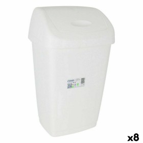 Caixote de Lixo para Reciclagem Tontarelli Moda Branco 28 L Empilhável | Tienda24 - Global Online Shop Tienda24.eu