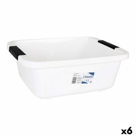 Washing-up Bowl Tontarelli Bella Rectangular 39 x 29,3 x 15 cm (6 Units) by Tontarelli, Laundry Baskets - Ref: S2228292, Pric...