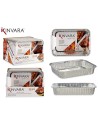 Set di Teglie da Cucina Monouso Alluminio 22 x 15,6 x 4,8 cm (12 Unità) da Kinvara, Stampi usa e getta - Ref: S3629531, Preci...