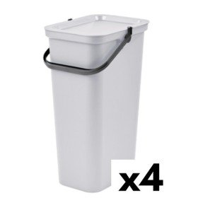 Mülltonne Curver 240640 Silberfarben Kunststoff 40 L | Tienda24 - Global Online Shop Tienda24.eu