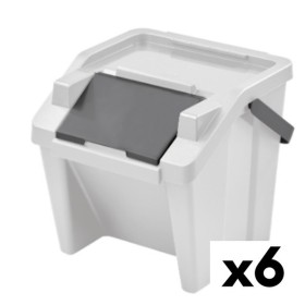 Poubelle recyclage Denox 65 L Jaune (2 Unités) | Tienda24 - Global Online Shop Tienda24.eu