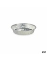 Ensemble de plats pour la cuisine Jetable Rond Aluminium 21,5 x 5,5 x 21,5 cm (12 Unités) | Tienda24 Tienda24.eu