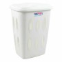 Cesto de Roupa Suja Tontarelli Laundry Com tampa 45 L Branco 41 x 33,2 x 54,5 cm (12 Unidades) de Tontarelli, Cestos para for...