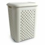 Laundry Basket Tontarelli Arianna With lid Beige 43,5 x 33,5 x 55 cm (6 Units) | Tienda24 - Global Online Shop Tienda24.eu