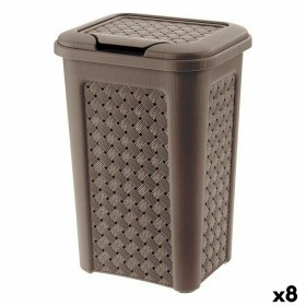 Pedal bin Grey Plastic 10 L (8 Units) | Tienda24 - Global Online Shop Tienda24.eu