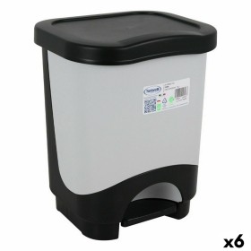 Cubo de basura Tontarelli Idea Gris 10 L de Tontarelli, Basura y reciclaje - Ref: S2228344, Precio: 33,20 €, Descuento: %