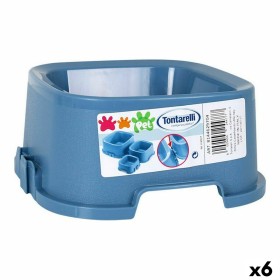 Mangeoir pour animaux Tontarelli Pet 21,5 x 21,5 x 9,4 cm de Tontarelli, Assiettes - Réf : S2228352, Prix : 15,97 €, Remise : %