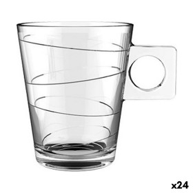 Juego de Tazas de Café Lima onda 80 ml (3 Piezas) (24 Unidades) de BigBuy Home, Tazas - Ref: S2228371, Precio: 22,39 €, Descu...