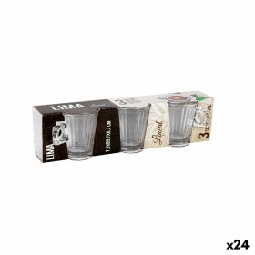 Conjunto de Chávenas de Café Lima lineal 3 Peças (24 Unidades) de BigBuy Cooking, Canecas - Ref: S2228374, Preço: 22,39 €, De...