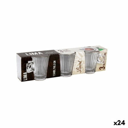 Satz von Kaffeetassen Lima lineal 3 Stücke (24 Stück) | Tienda24 - Global Online Shop Tienda24.eu