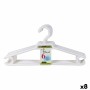 Hangers Blanch Dem Blanch Plastic 6 Pieces 42 x 20 cm (8 Units) by Dem, Hangers - Ref: S2228398, Price: 17,23 €, Discount: %