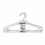 Hangers Blanch Dem Blanch Plastic 6 Pieces 42 x 20 cm (8 Units) by Dem, Hangers - Ref: S2228398, Price: 17,23 €, Discount: %