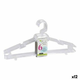 Set of Clothes Hangers Max Home White Wood Steel 44,5 x 23 x 1 cm 10 Pieces (6 Units) | Tienda24 - Global Online Shop Tienda24.eu