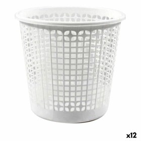 Rubbish bin Dem Office White 27 x 27 x 25 cm (12 Units) (ø 27 x 25,5 cm) by Dem, Waste and recycling - Ref: S2228414, Price: ...