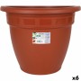 Vaso Dem Squares Redonda Castanho 35 x 35 x 28,5 cm (6 Unidades) de Dem, Vasos para flores - Ref: S2228445, Preço: 13,07 €, D...