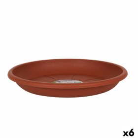 Flower Pot Dish Dem Squares Brown 36 x 36 x 5 cm (6 Units) by Dem, Accessories - Ref: S2228456, Price: 6,72 €, Discount: %