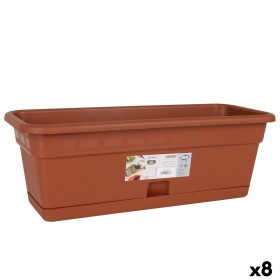 Blumenkasten Stefanplast Braun Kunststoff 18 x 16 x 48,5 cm (12 Stück) | Tienda24 - Global Online Shop Tienda24.eu