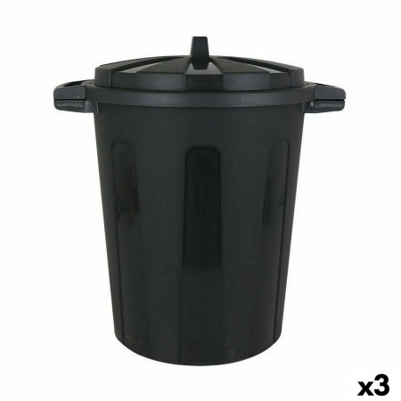 Balde de Lixo Dem 100 L Preto 64 x 54 x 68 cm (3 Unidades) | Tienda24 - Global Online Shop Tienda24.eu