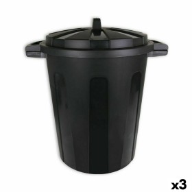 Rubbish Bin Dem 70 L Black 56 x 45 x 60 cm (3 Units) by Dem, Waste and recycling - Ref: S2228497, Price: 29,05 €, Discount: %