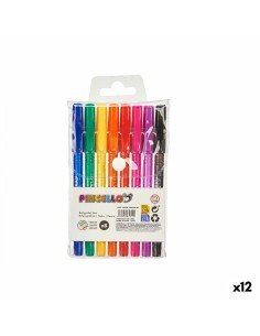 Set di Penne Multicolore (12 Unità) da Pincello, Penne roller a inchiostro gel - Ref: S3629719, Precio: 15,84 €, Descuento: %