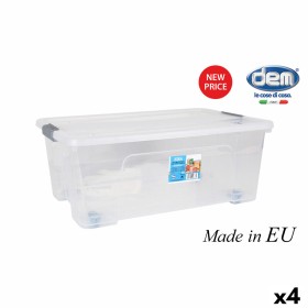 Caja Multiusos Dem Kira 36 L 57 x 40 x 22 cm (4 Unidades) de Dem, Cajas y arcones de almacenaje - Ref: S2228549, Precio: 20,7...