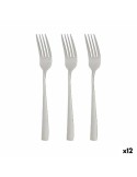 Fork Set Silver Stainless steel 2,5 x 21,3 x 0,3 cm (12 Units) | Tienda24 Tienda24.eu