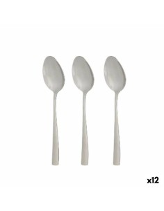 Set of Spoons 21 x 4,5 x 2,5 cm Silver Stainless steel (12 Units) by Kinvara, Spoons - Ref: S3629771, Price: 19,49 €, Discoun...