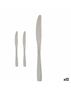 Knife Set 55,5 x 2 x 0,5 cm Silver Stainless steel (12 Units) by Kinvara, Knives - Ref: S3629775, Price: 19,49 €, Discount: %